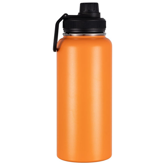 ZYNIXK HydriFlow 32oz (950ml) Dual-Lid Stainless Steel Water Bottle