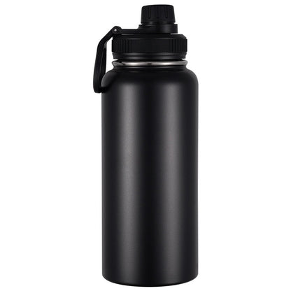 ZYNIXK HydriFlow 32oz (950ml) Dual-Lid Stainless Steel Water Bottle