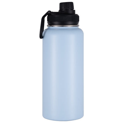 ZYNIXK HydriFlow 32oz (950ml) Dual-Lid Stainless Steel Water Bottle