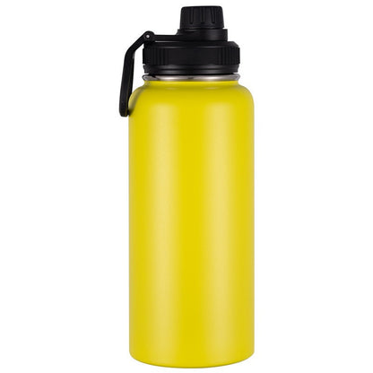 ZYNIXK HydriFlow 32oz (950ml) Dual-Lid Stainless Steel Water Bottle